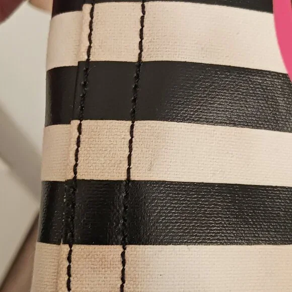 Kate Spade Splash Out Stripe Sunglasses Beach Tote - Picture 16 of 16